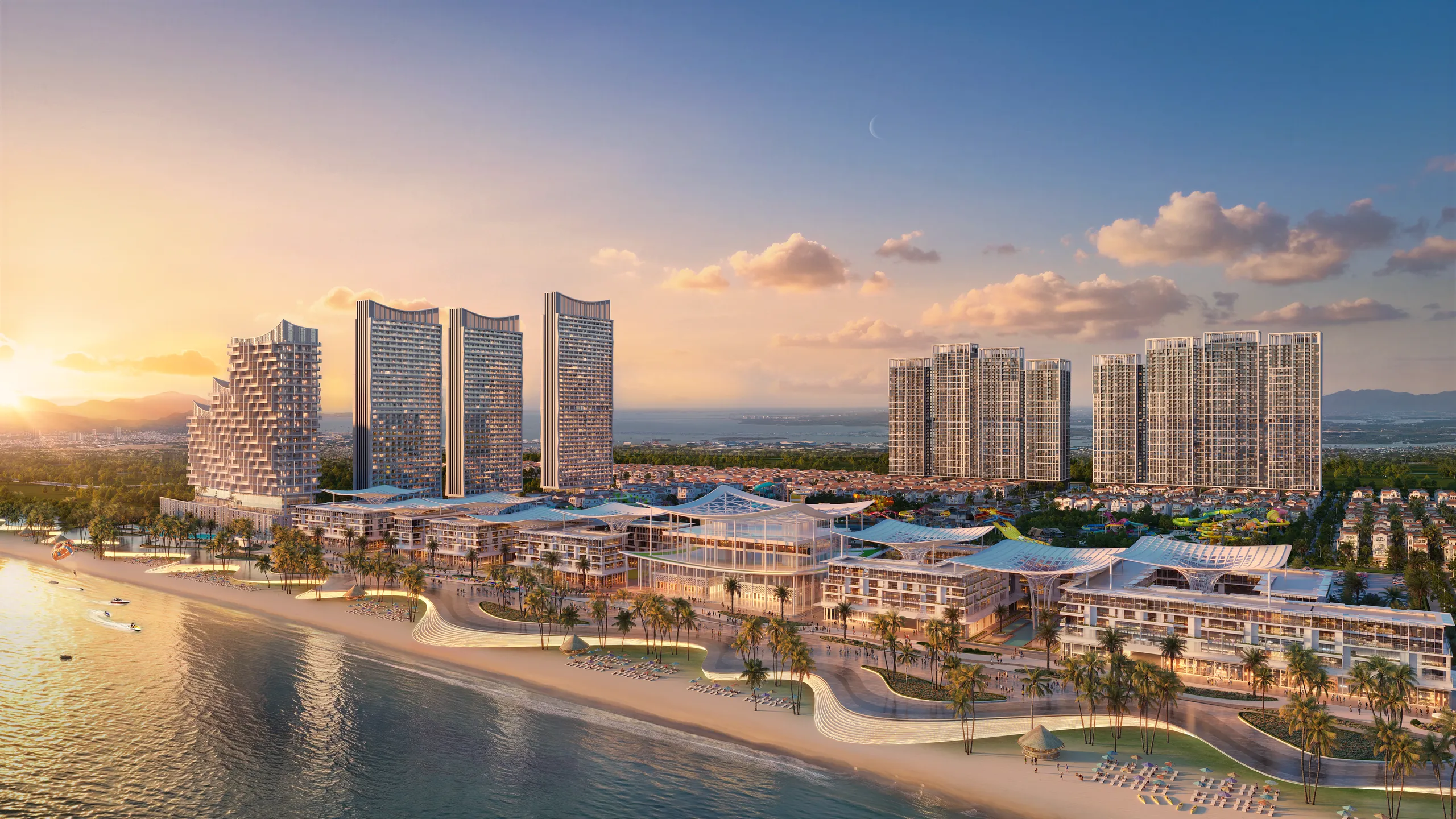 Phối cảnh toàn khu Blanca City bên bờ biển Bãi Sau, Vũng Tàu (hình ảnh minh họa của chủ đầu tư)