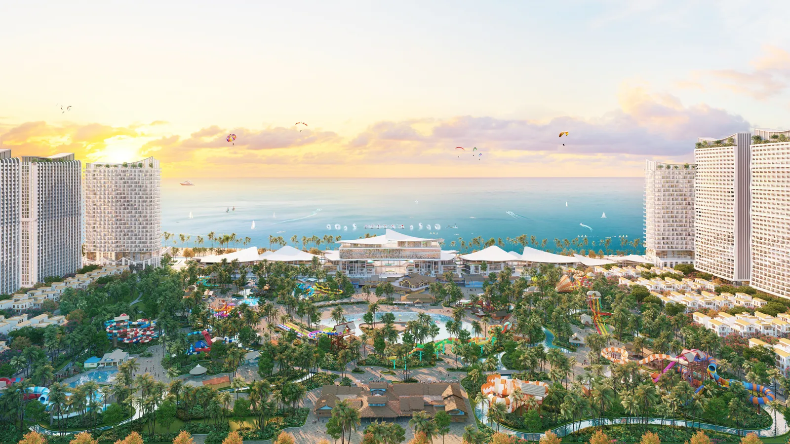 Công viên nước Sun World Vũng Tàu trong đại đô thị Blanca City (hình ảnh minh họa)